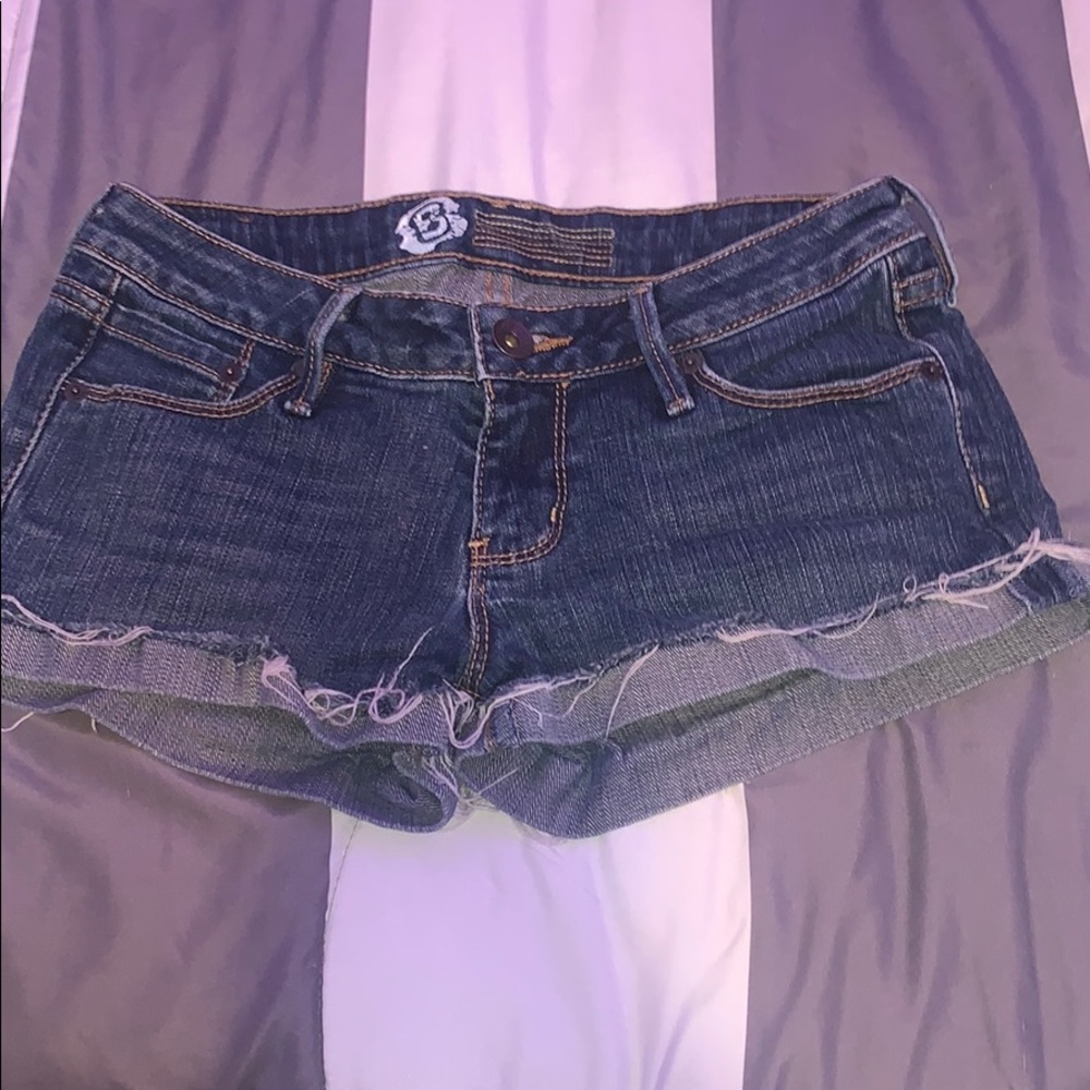 Denim shorts